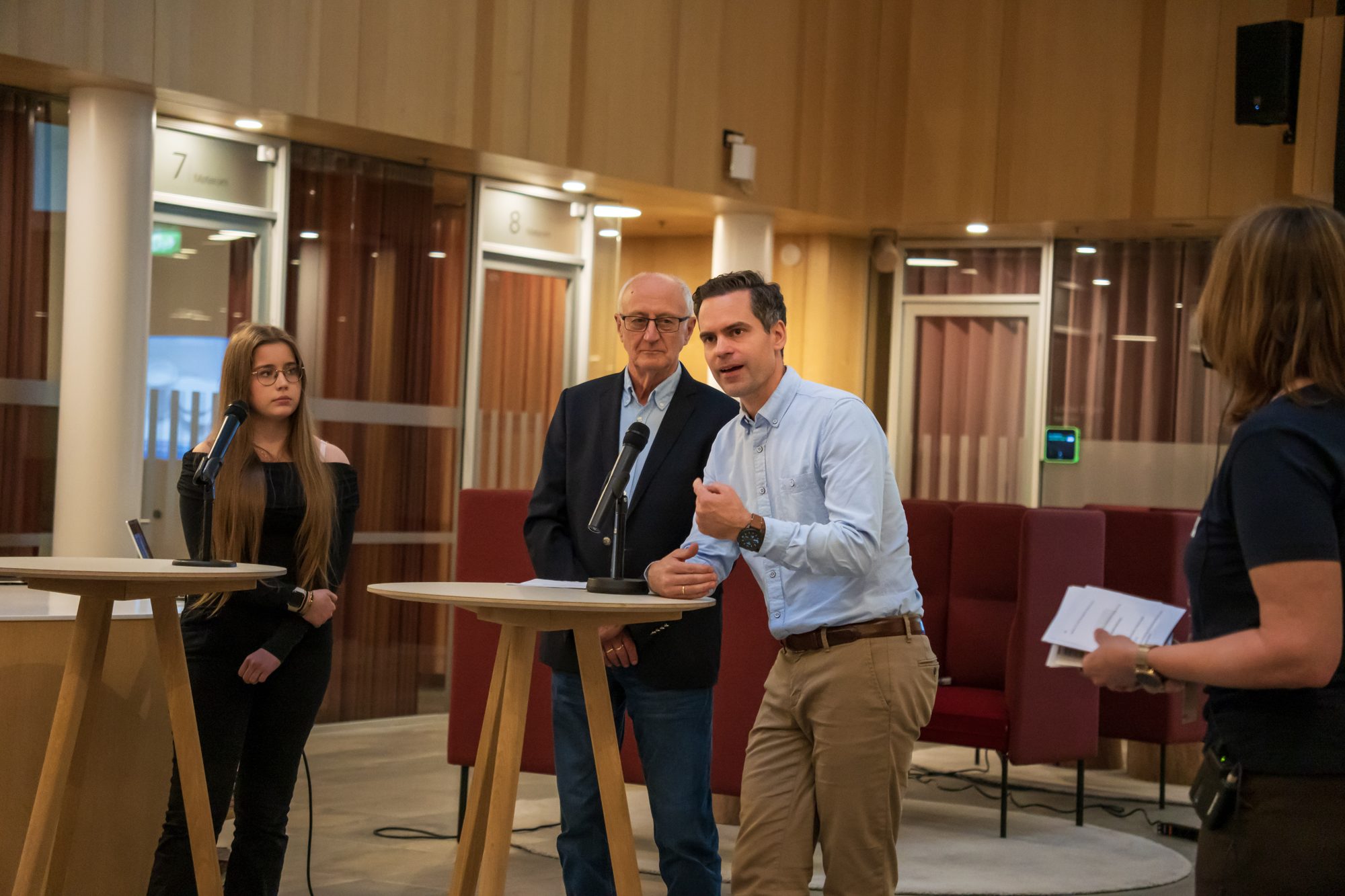 Paneldebatt under Helseinnovasjonsuken, fotografert for Inovacare
